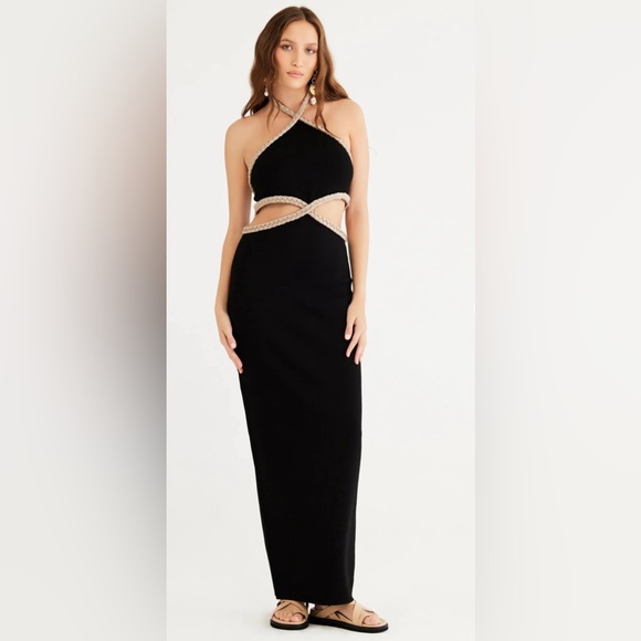 RUMER Riviera X knit Maxi in Black Medium - Picture 4 of 12